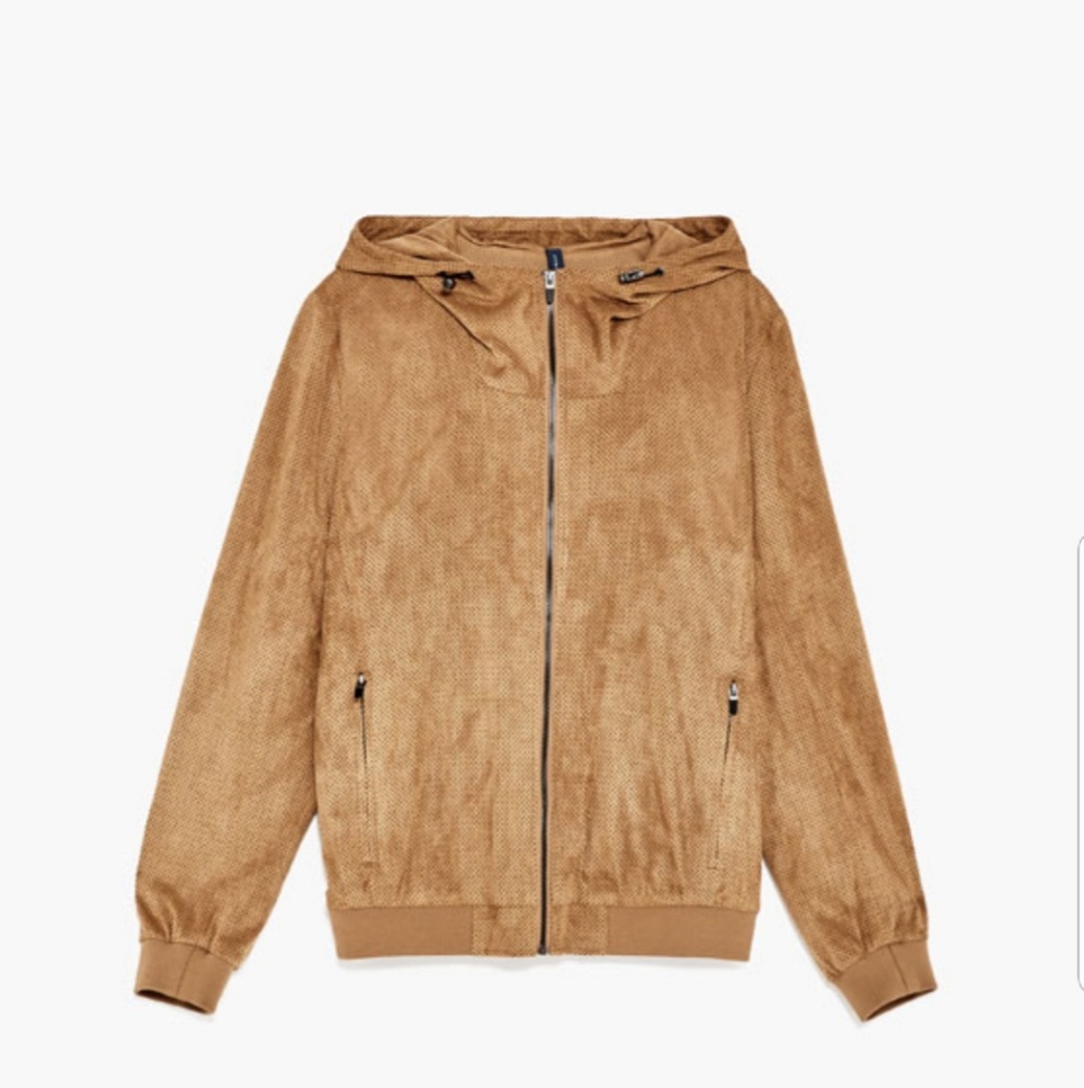 Zara faux suede jacket